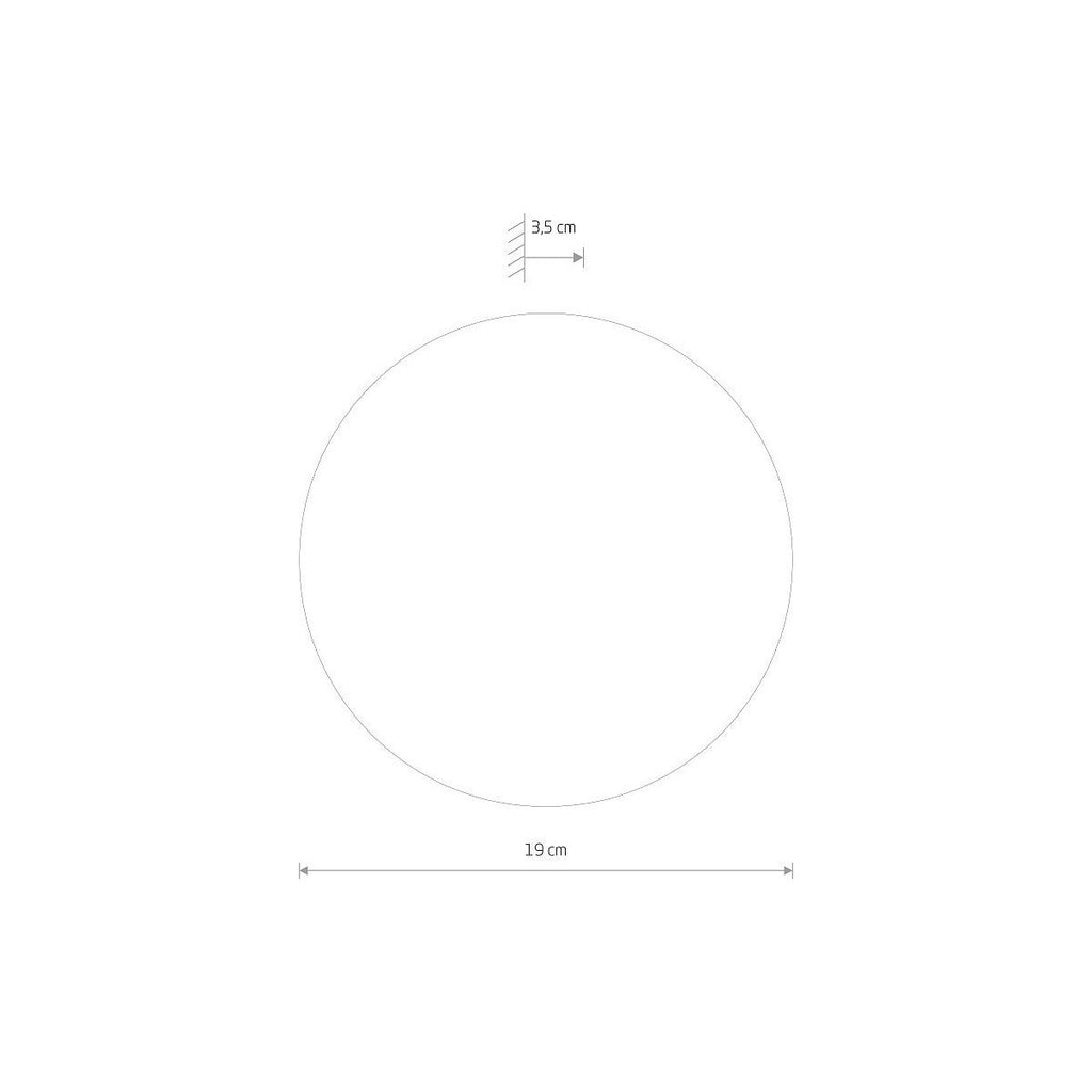Nowodvorski Kinkiet RING MIRROR LED S 7W 50/60Hz - Szkło - Inny 10276