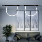 23W Lampa Smart LED na szynoprzewód MAGNETIC / Elastyczna Świetlówka 2m / Barwa: 3w1 / Ściemniana / Obudowa: Czarna