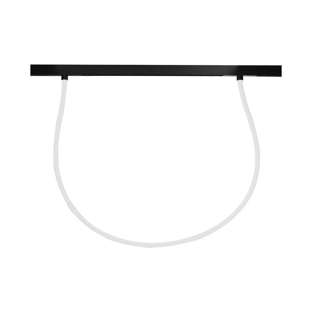 23W Lampa Smart LED na szynoprzewód MAGNETIC / Elastyczna Świetlówka 2m / Barwa: 3w1 / Ściemniana / Obudowa: Czarna