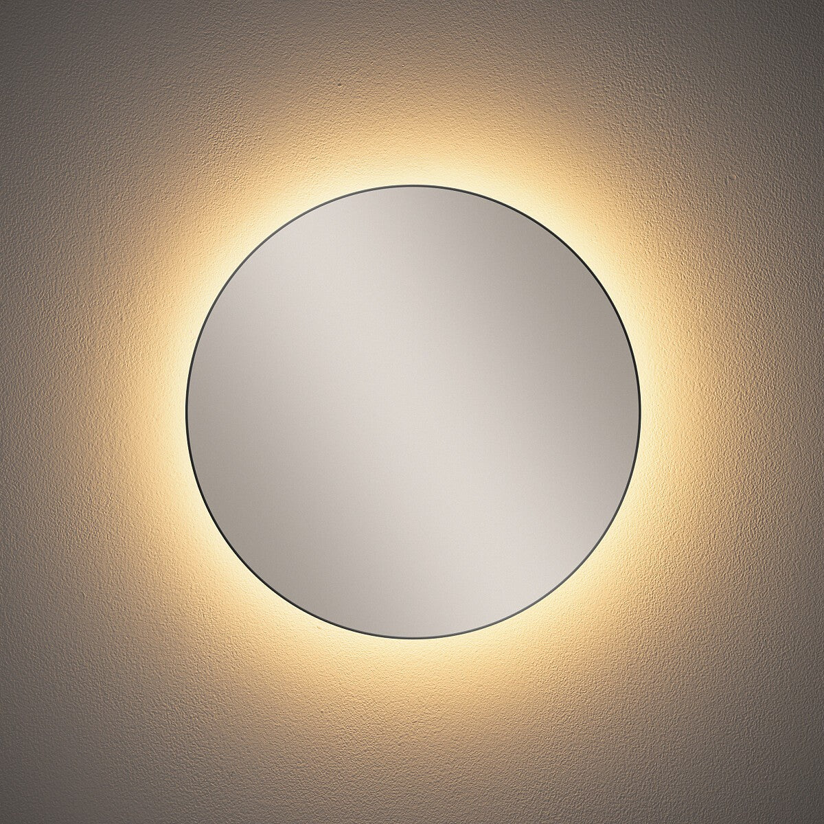 Nowodvorski Kinkiet RING MIRROR LED M 10W 50/60Hz - Szkło - Inny 10277 - lampa włączona