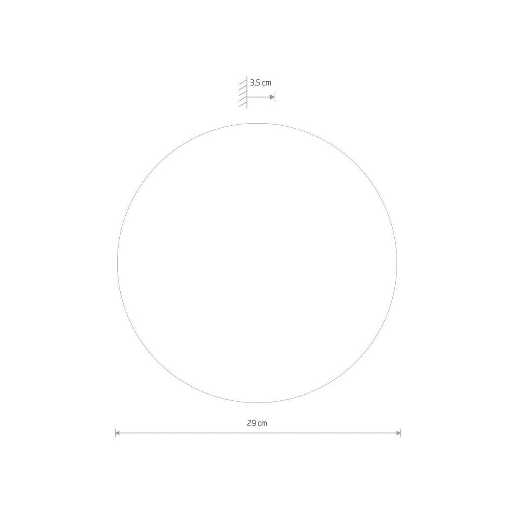 Nowodvorski Kinkiet RING MIRROR LED M 10W 50/60Hz - Szkło - Inny 10277