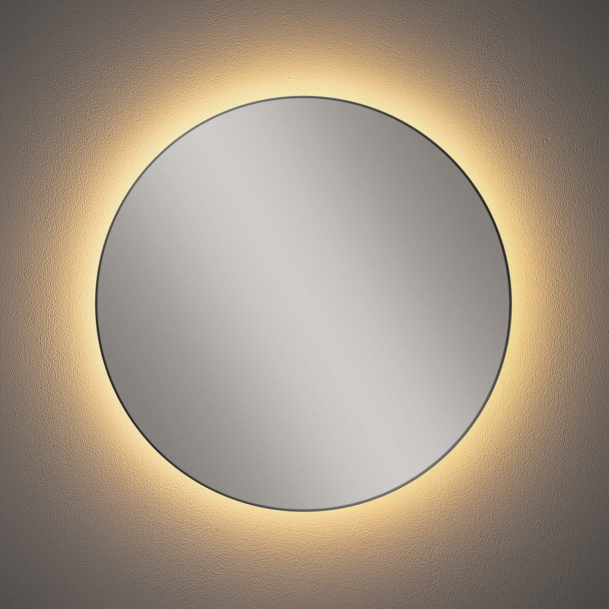 Nowodvorski Kinkiet RING MIRROR LED L 13W 50/60Hz - Szkło - Inny 10278 - lampa włączona