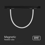 11W Lampa LED na szynoprzewód MAGNETIC / Elastyczna Świetlówka 1m / Barwa: 4000K / Ściemniana / Obudowa: Czarna