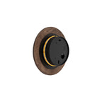 Nowodvorski Kinkiet RING WOOD LED S 7W 50/60Hz - Sklejka - Złoty