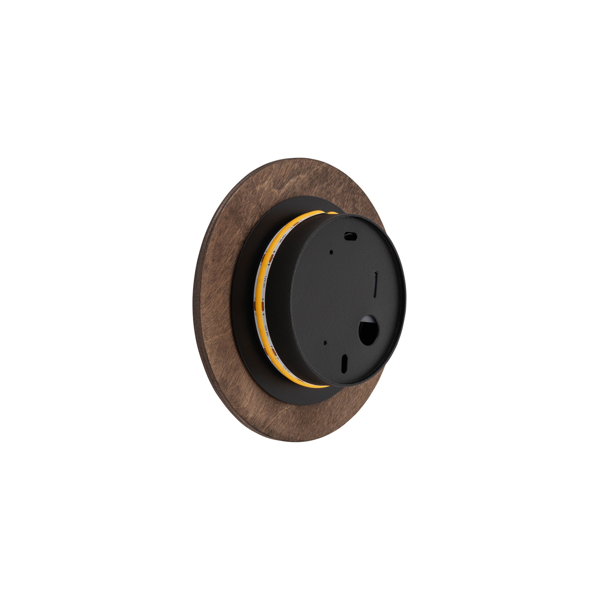 Nowodvorski Kinkiet RING WOOD LED S 7W 50/60Hz - Sklejka - Złoty