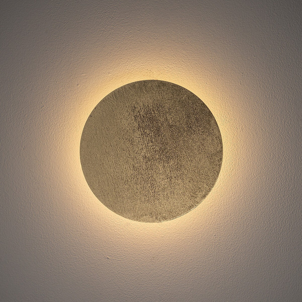Nowodvorski Kinkiet RING WOOD LED S 7W 50/60Hz - Sklejka - Złoty 10280