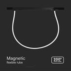 23W Lampa LED na szynoprzewód MAGNETIC / Elastyczna Świetlówka 2m / Barwa: 4000K / Ściemniana / Obudowa: Czarna