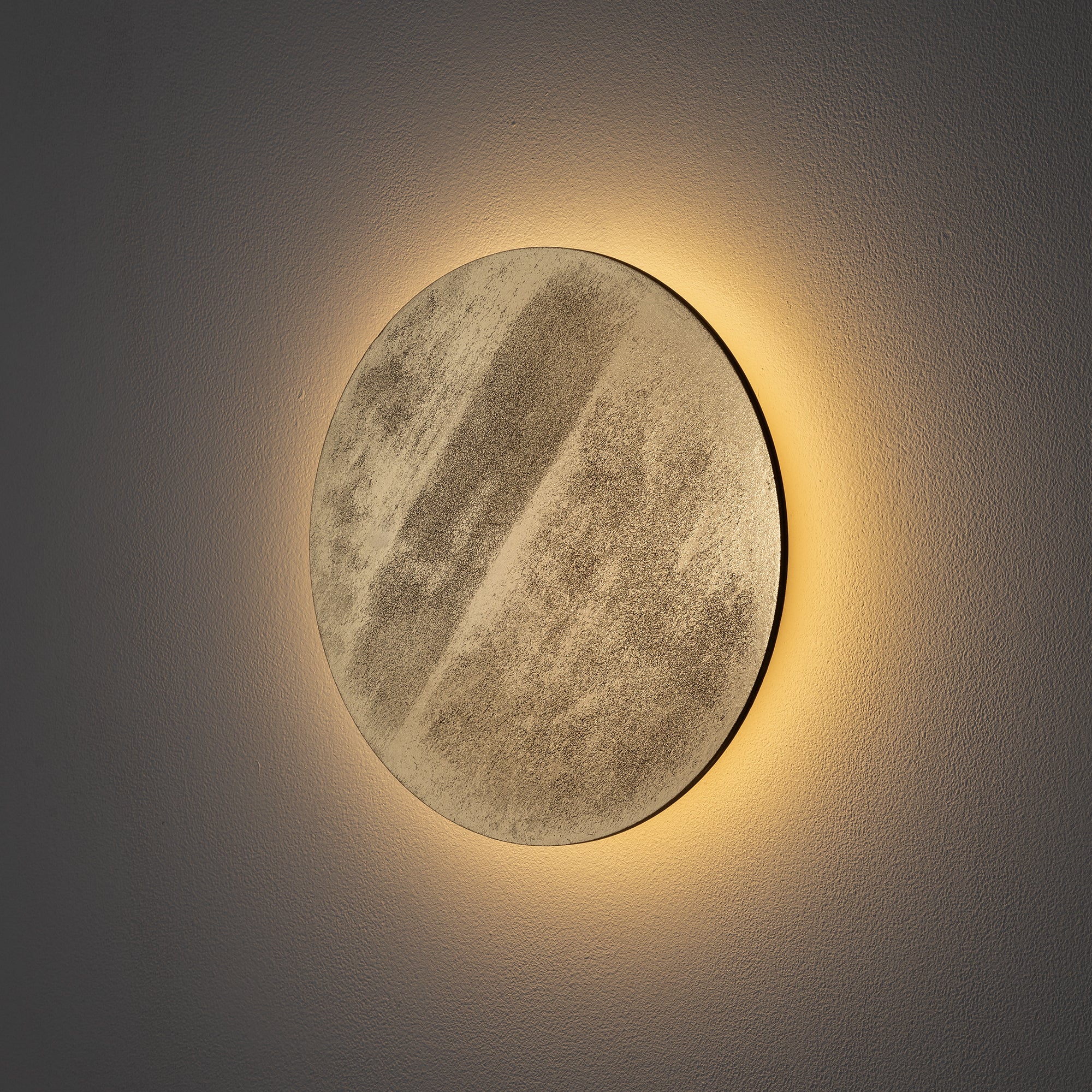 Nowodvorski Kinkiet RING WOOD LED M 10W 50/60Hz - Sklejka - Złoty