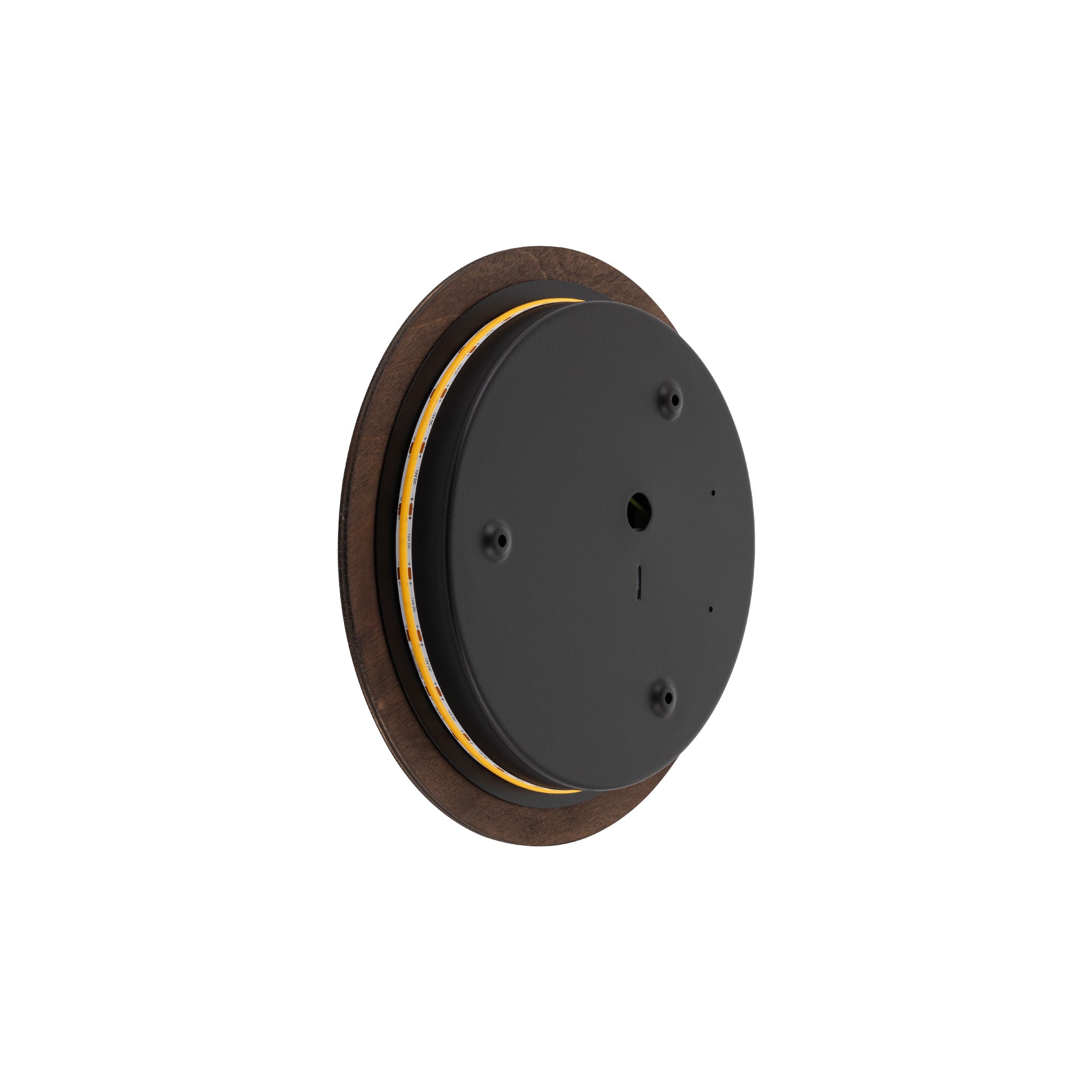 Nowodvorski Kinkiet RING WOOD LED M 10W 50/60Hz - Sklejka - Złoty