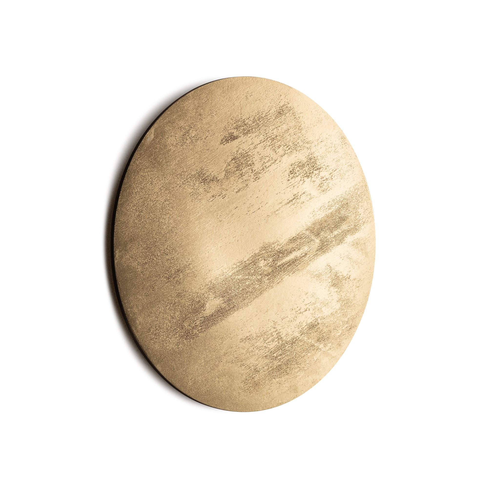 Nowodvorski Kinkiet RING WOOD LED L 13W 50/60Hz - Sklejka - Złoty