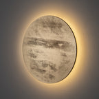 Nowodvorski Kinkiet RING WOOD LED L 13W 50/60Hz - Sklejka - Złoty