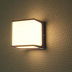 8W Lampa ścienna LED / Barwa: 3000K / Obudowa: Brązowa