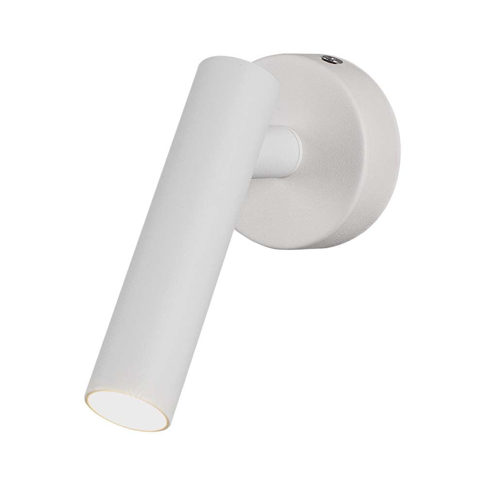 2W Lampa naścienna Spotlight LED / Barwa: 3000K / Obudowa: Biała