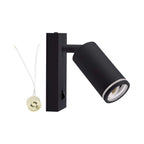 Naścienny Spotlight LED GU10 / Obudowa: Czarna