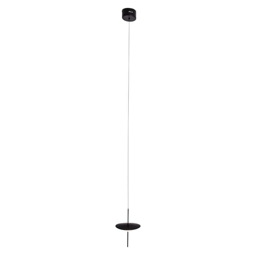 Maxlight Lampa wisząca Cone I - Metal + szkło mleczne - Czarny P0554