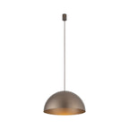 Nowodvorski Lampa wisząca HEMISPHERE SUPER L 12W only LED 50/60Hz - Stal lakierowana - Satynowy czekoladowy 10296