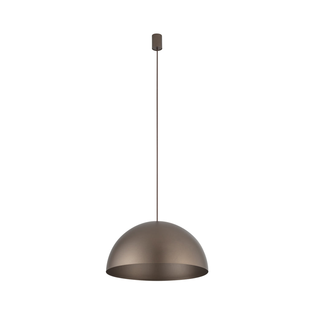 Nowodvorski Lampa wisząca HEMISPHERE SUPER L 12W only LED 50/60Hz - Stal lakierowana - Satynowy czekoladowy