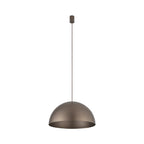Nowodvorski Lampa wisząca HEMISPHERE SUPER L 12W only LED 50/60Hz - Stal lakierowana - Satynowy czekoladowy