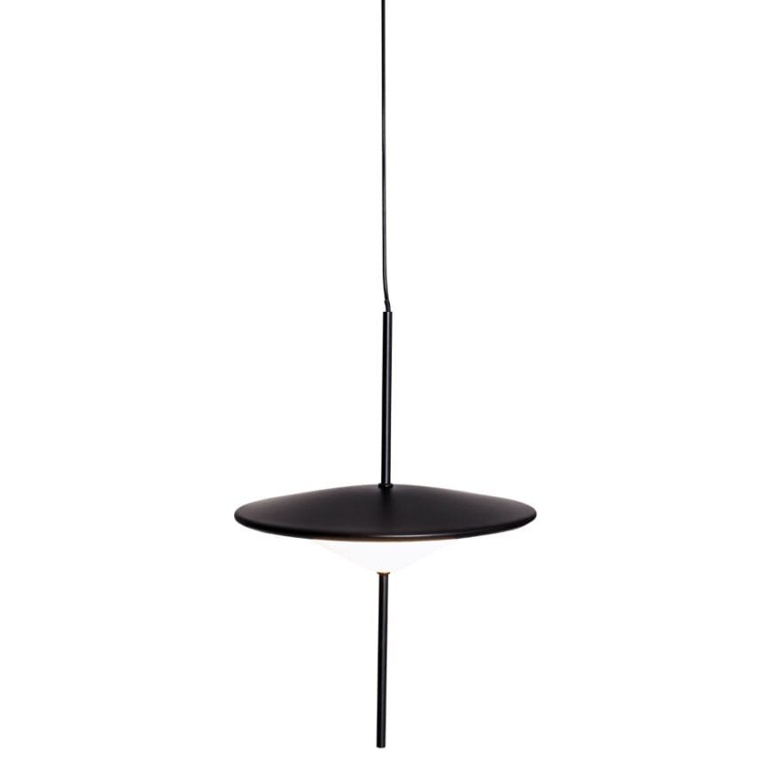 Maxlight Lampa wisząca Cone I - Metal + szkło mleczne - Czarny P0554
