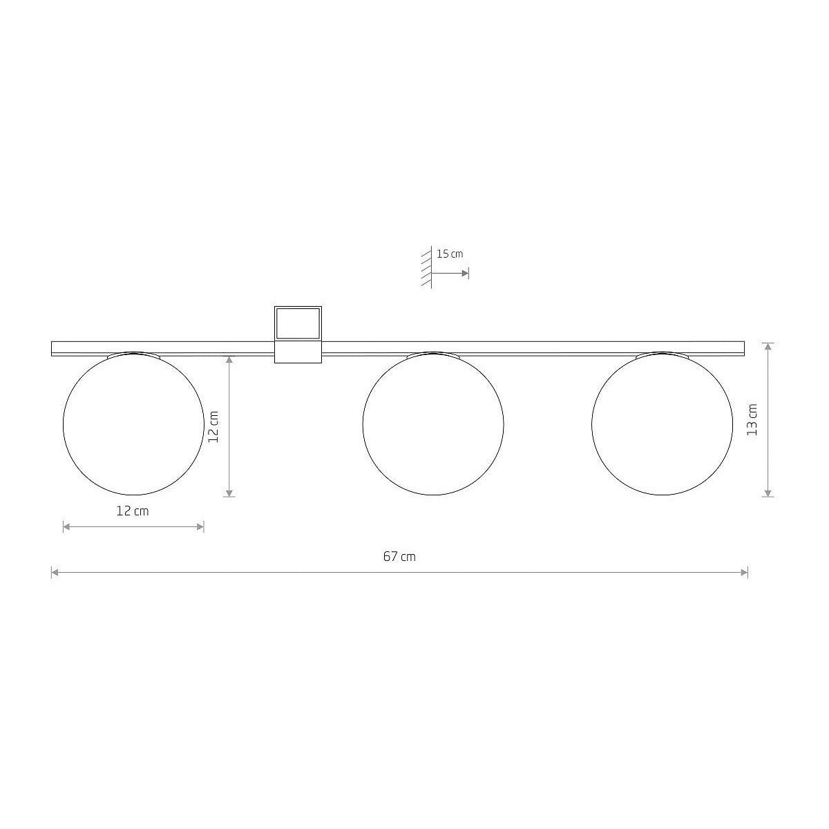 Nowodvorski Lampa przysufitowa PIK 12W only LED 50Hz - Aluminium lakierowane - Czarny II 10301