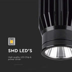 18W Żarówka Modułowa LED / Barwa: 3000K / Obudowa: Czarna