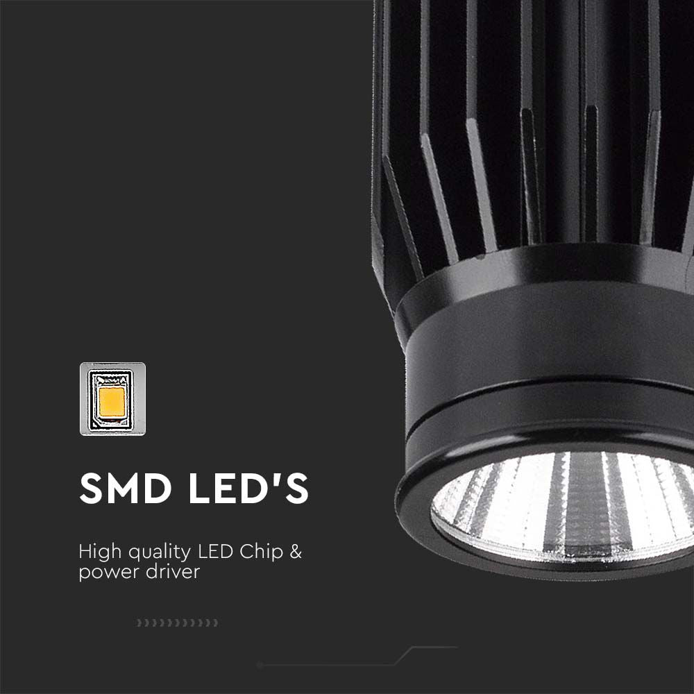 18W Żarówka Modułowa LED / Barwa: 4000K / Obudowa: Czarna