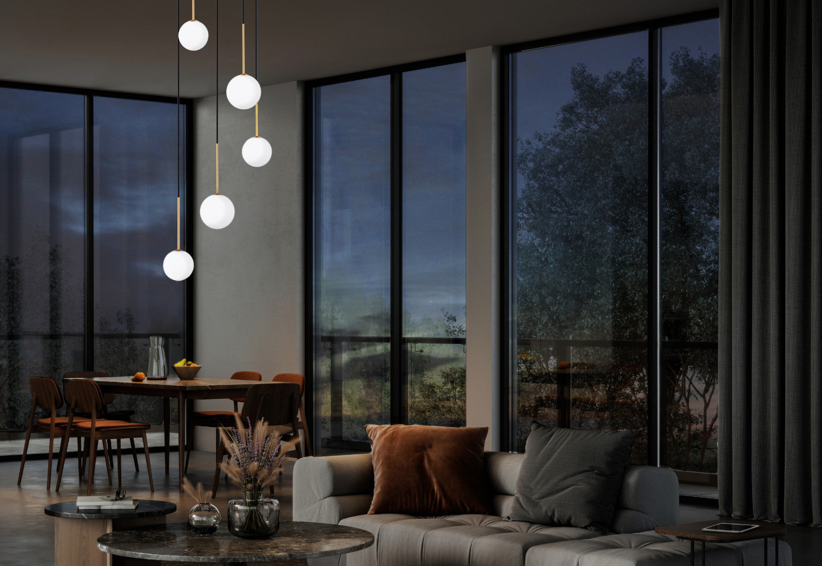 Nowodvorski Lampa wisząca KARO 12W only LED 50/60Hz - Stal lakierowana - Czarny I