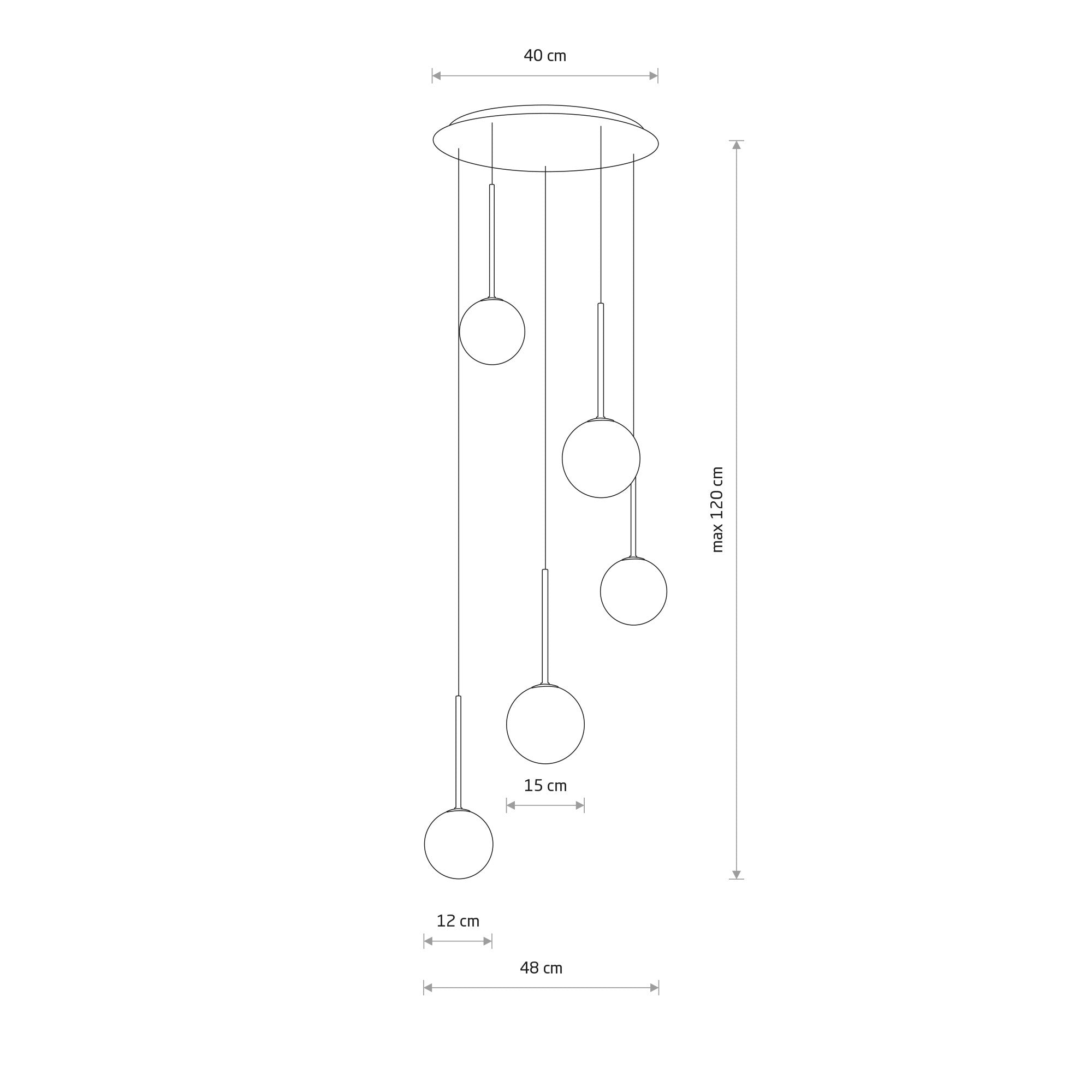 Nowodvorski Lampa wisząca KARO 12W only LED 50/60Hz - Stal lakierowana - Czarny I 10303