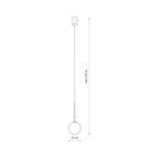 Nowodvorski Lampa wisząca KARO 12W only LED 50/60Hz - Stal lakierowana - Czarny III 10305