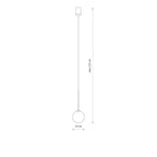 Nowodvorski Lampa wisząca KARO 12W only LED 50/60Hz - Stal lakierowana - Czarny III 10305