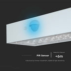 3WLampa ścienna LED solarna 350LM / Bateria litowa 3.7v 1200mA / Barwa: 4000K+3000K / Kolor: Biały