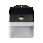 2W Lampa ścienna LED solarna 200LM / Bateria litowa 3.7v 1200mA / Barwa: 4000K / Kolor: Czarny+ Biały