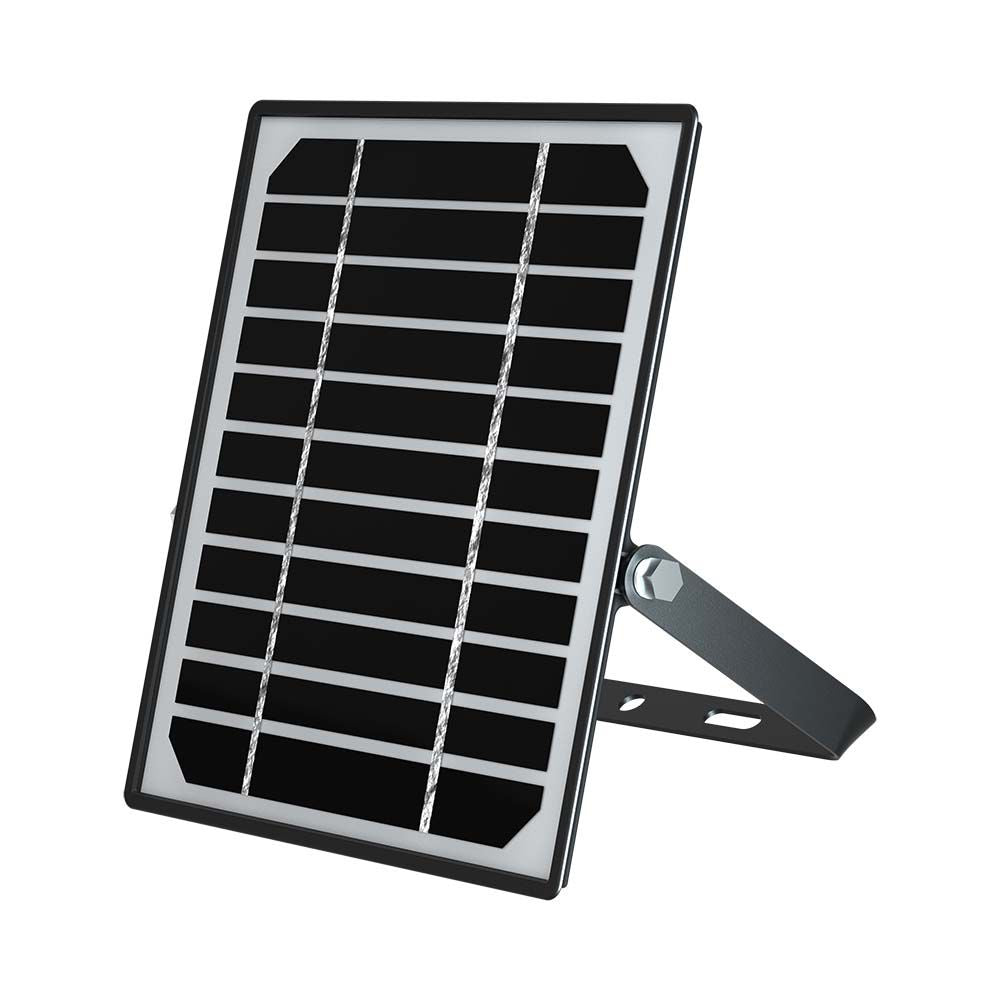 10W Naświetlacz solarny LED 1500LM / Bateria: Lithium Battery 3.7V 3600mA / Barwa: 4000K / Kolor: Czarny