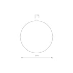 Nowodvorski Kinkiet RING LED S 7W 50/60Hz - Stal lakierowana - Satynowy czekoladowy 10315