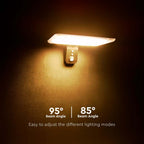 15W Lampa Solarna LED z Czujnikiem Ruchu / Bateria: LiFePO4 3.2V 6000mA / Barwa: 6000K+4000K / Kolor: Czarny