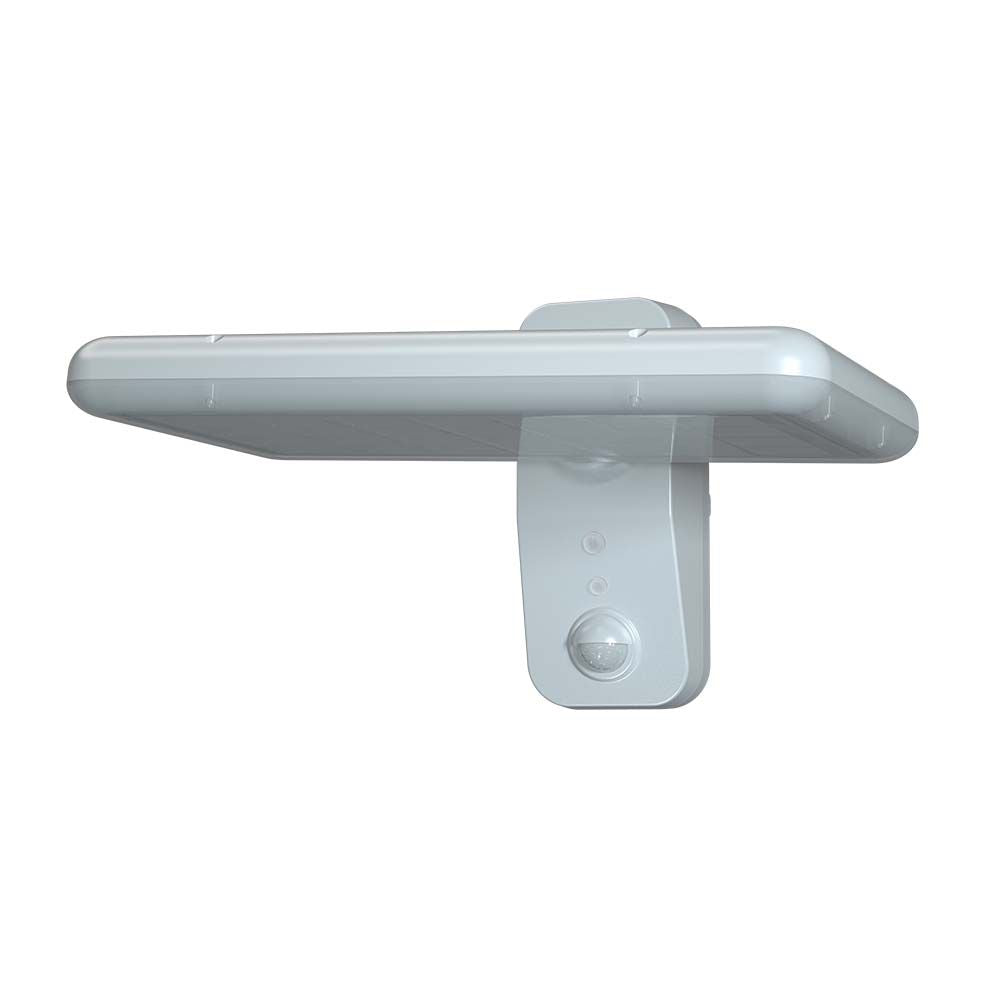 15W Lampa Solarna LED z Czujnikiem Ruchu / Bateria: LiFePO4 3.2V 6000mA / Barwa: 6000K+4000K / Kolor: Biała
