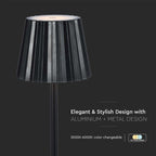 2W Lampa Biurkowa LED / Barwa: 3w1 / Czarna