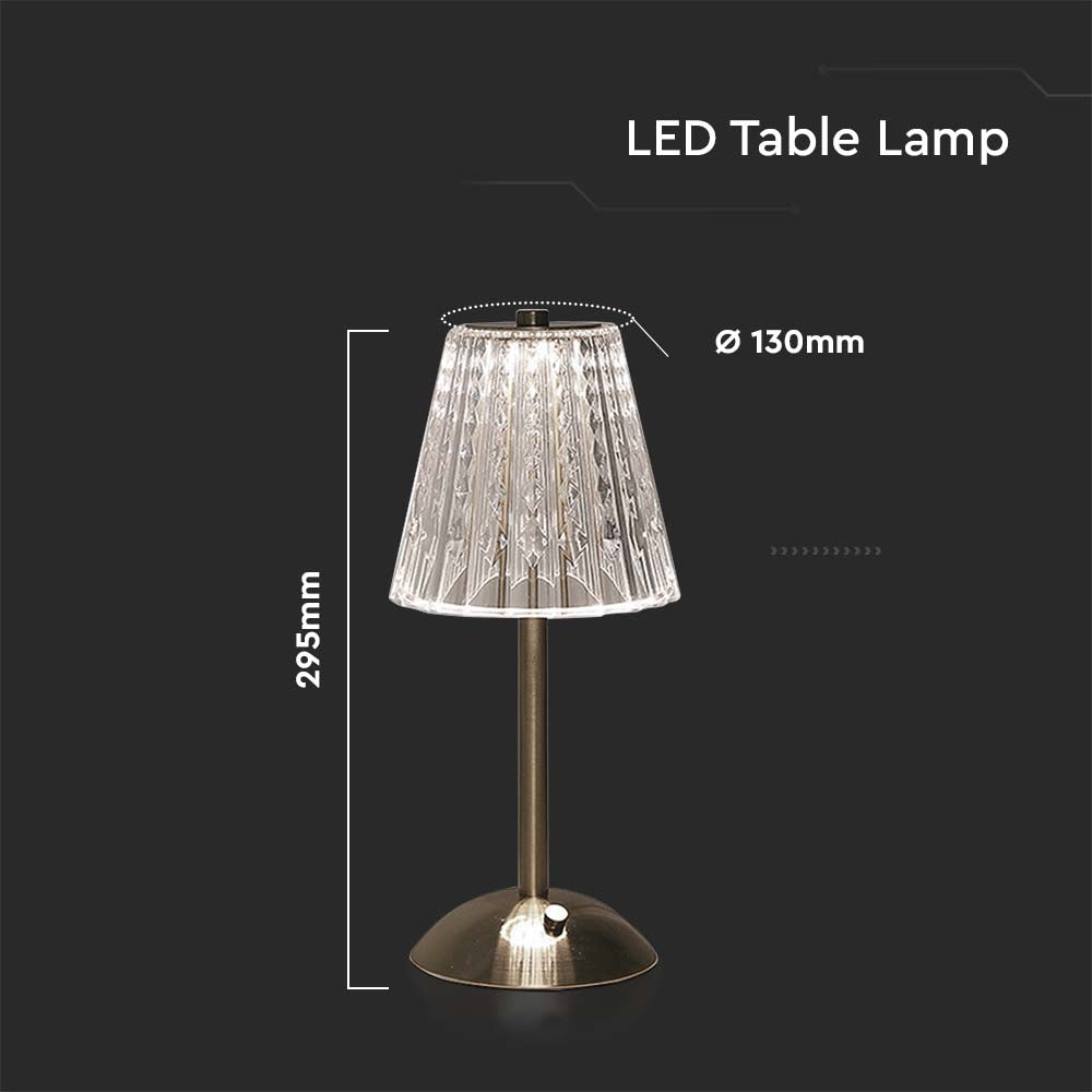 2W Lampa Biurkowa LED / Barwa: 3w1 / Piaskowa