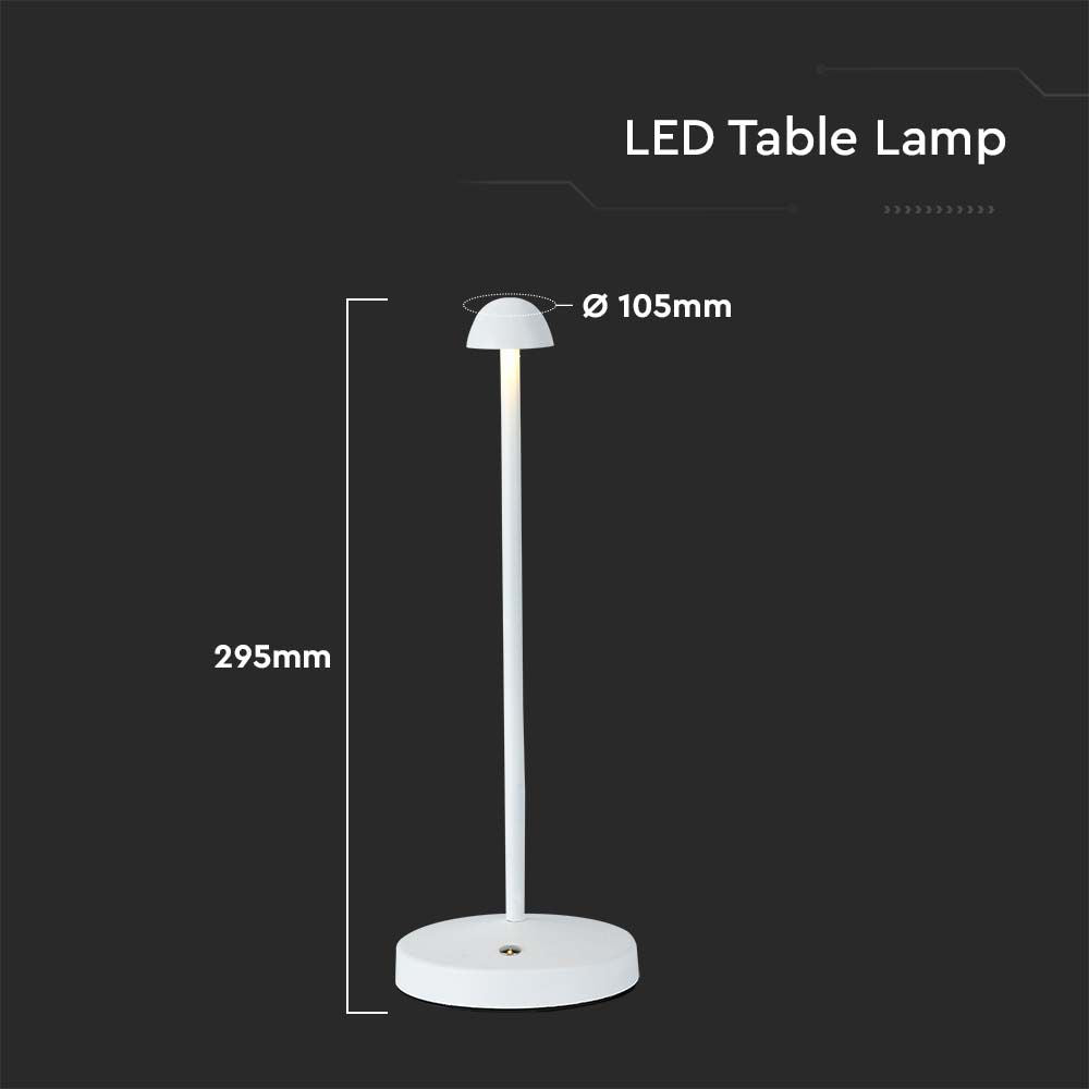 2W Lampa Biurkowa LED / Barwa: 3w1 / Biała