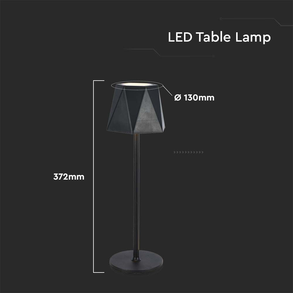 2W Lampa Biurkowa LED / Barwa: 3w1 / Czarna