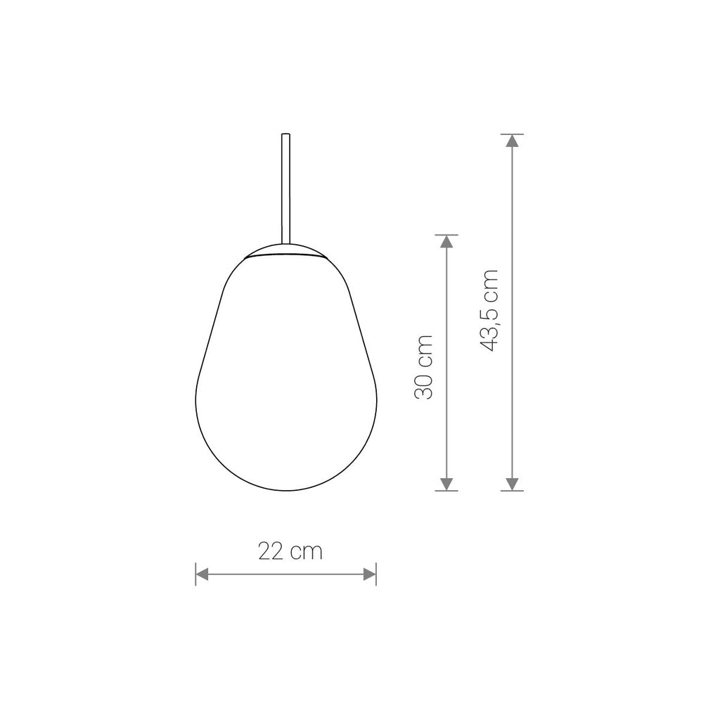 Nowodvorski Klosz / Oprawa CAMELEON PEAR S - Szkło - Transparentny I 10331