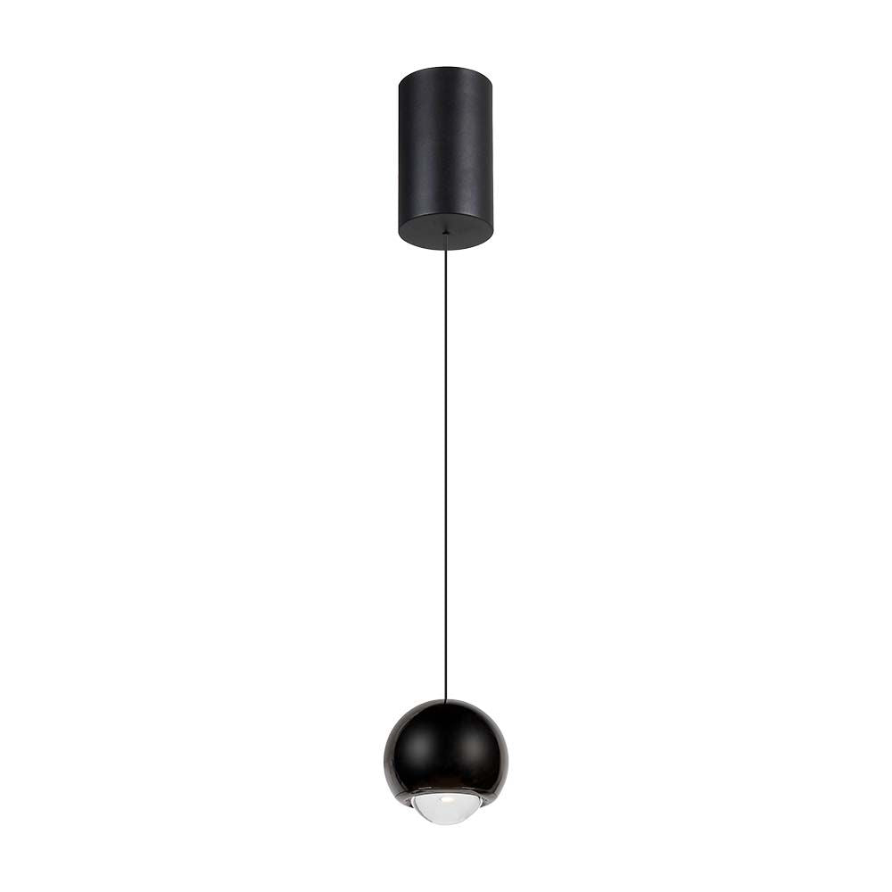 5W Sufitowa lampa LED / Barwa: 3000K / Obudowa: Czarna