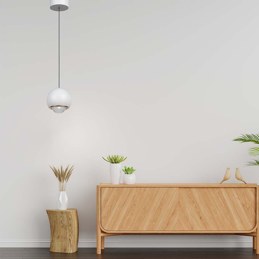 5W Sufitowa lampa LED / Barwa: 3000K / Obudowa: Biała