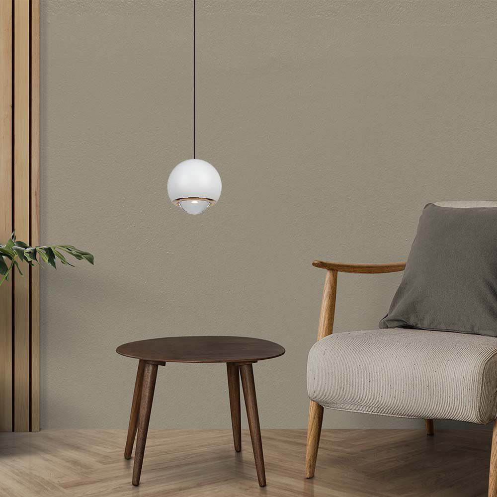 5W Sufitowa lampa LED / Barwa: 3000K / Obudowa: Biała