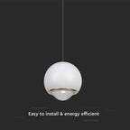 5W Sufitowa lampa LED / Barwa: 3000K / Obudowa: Biała