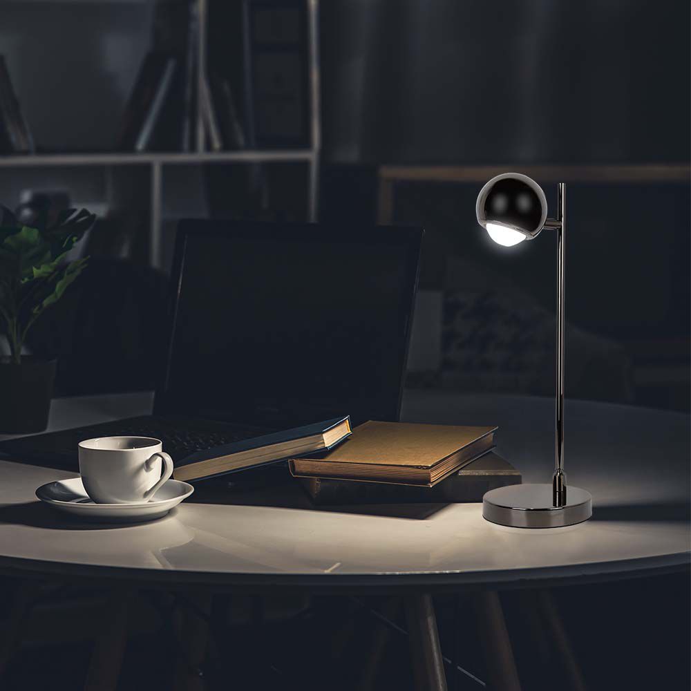 5W Lampka biurkowa LED / Barwa: 3000K / Obudowa: Czarna