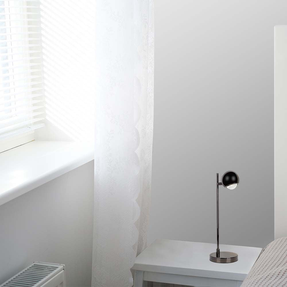 5W Lampka biurkowa LED / Barwa: 3000K / Obudowa: Czarna