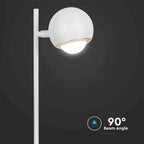5W Lampka biurkowa LED / Barwa: 3000K / Obudowa: Biała
