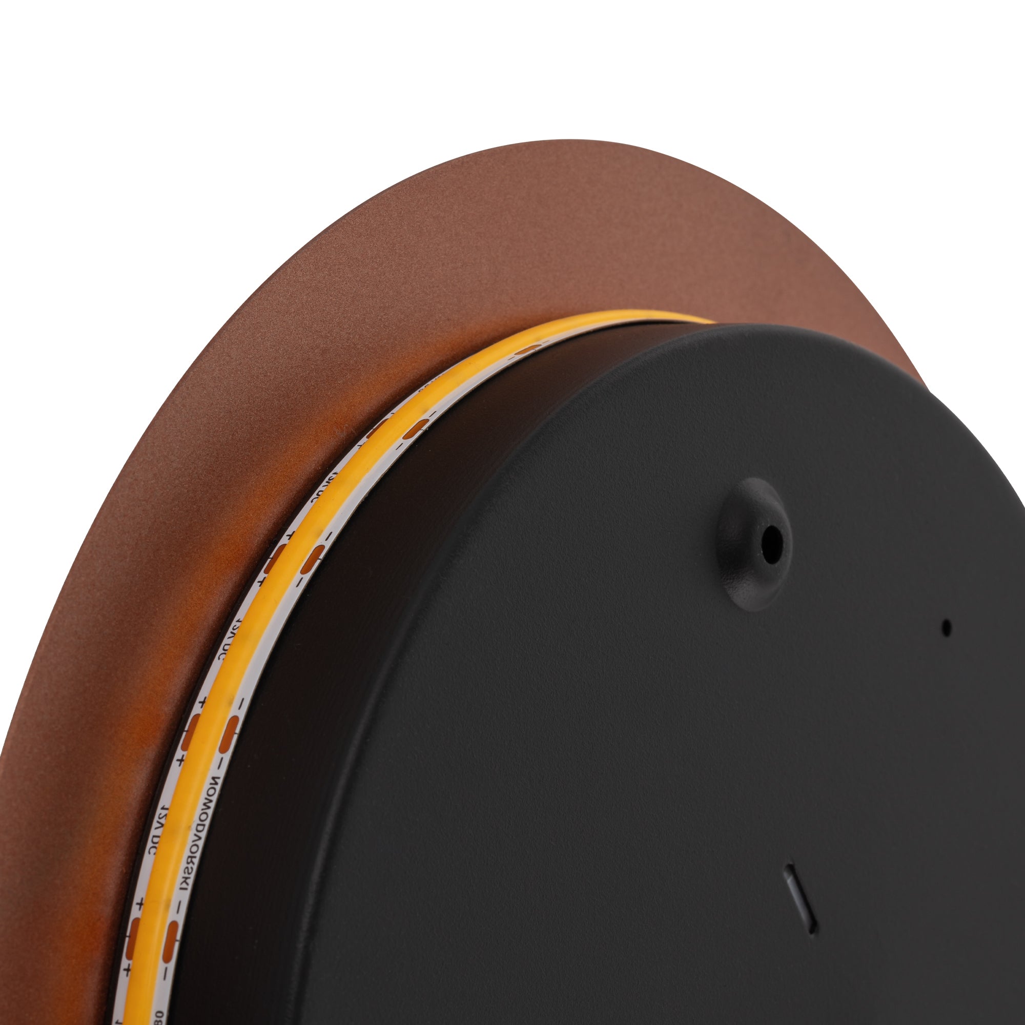 Nowodvorski Kinkiet RING LED M 10W 50/60Hz - Stal lakierowana - Satynowa miedź