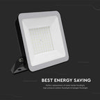 100W Naświetlacz SMD LED / Chip Samsung / Barwa: 6500K / Obudowa: Czarna